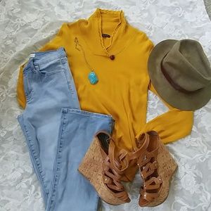 Mustard yellow sweater